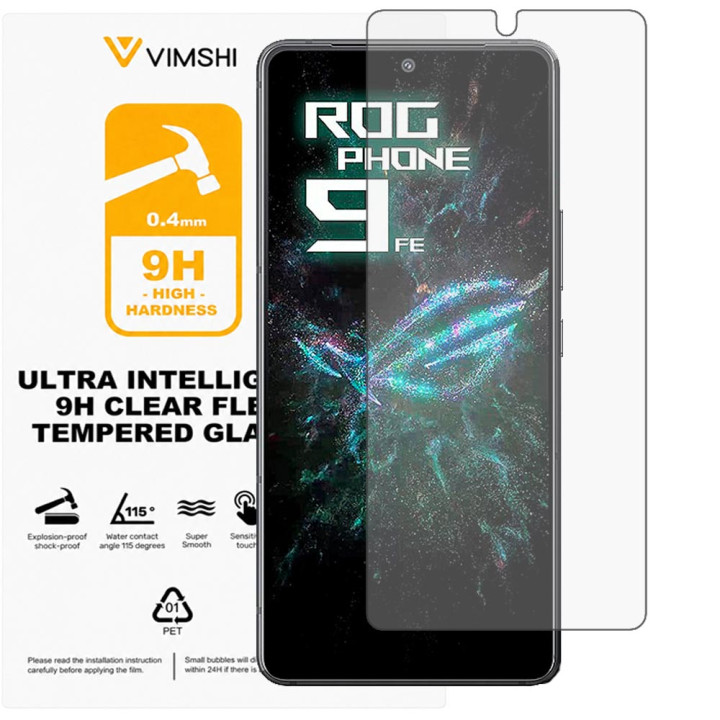 Противоударная защитная пленка Vimshi Ultra 9H Clear Flex для ASUS ROG Phone 9 FE