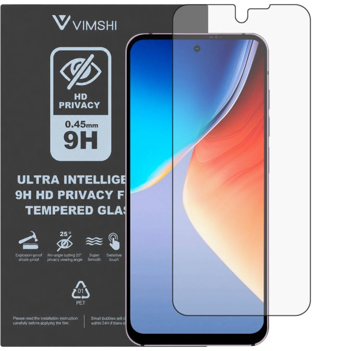 Протиударна захисна плівка антишпигун Vimshi Ultra 9H Privacy Flex для Blackview A96