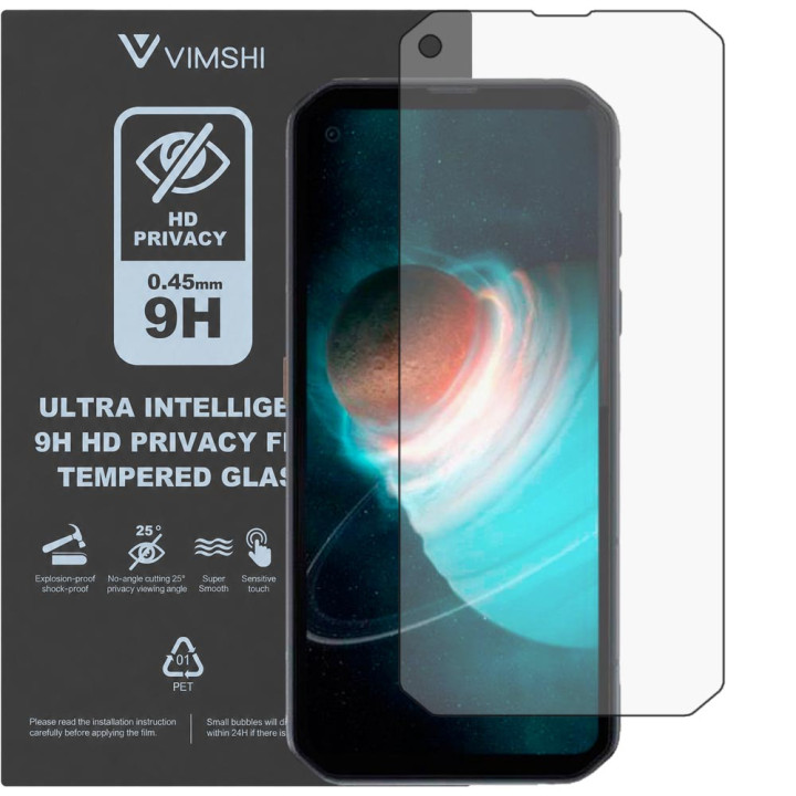 Противоударная защитная пленка антишпион Vimshi Ultra 9H Privacy Flex для Blackview BL6000