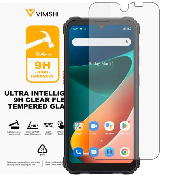 Протиударна захисна плівка Vimshi Ultra 9H Clear Flex для Blackview BV5300 Pro
