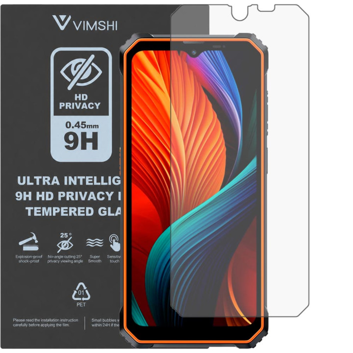 Протиударна захисна плівка антишпигун Vimshi Ultra 9H Privacy Flex для Blackview BV6200 Plus