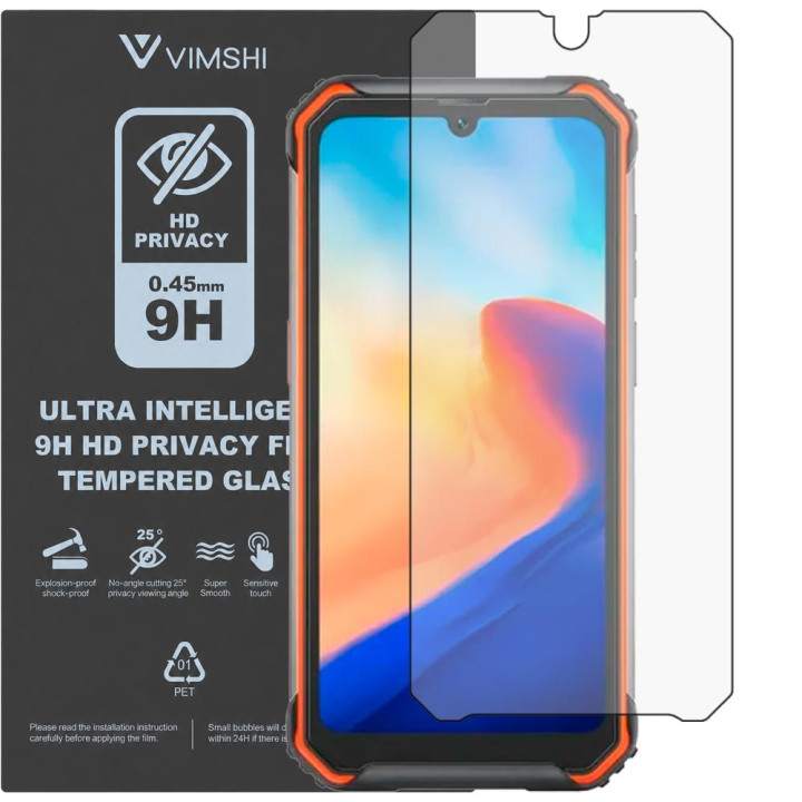 Протиударна захисна плівка антишпигун Vimshi Ultra 9H Privacy Flex для Blackview BV7200