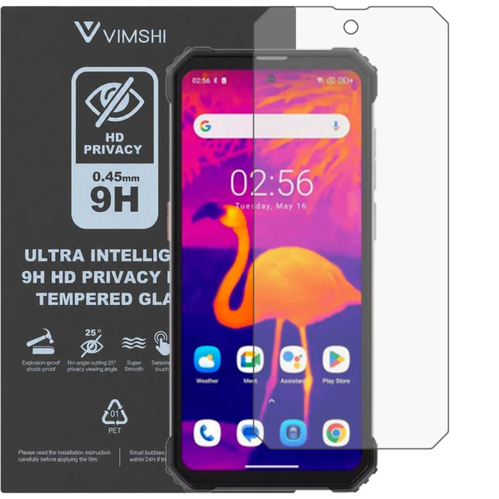 Противоударная защитная пленка антишпион Vimshi Ultra 9H Privacy Flex для Blackview BV8900