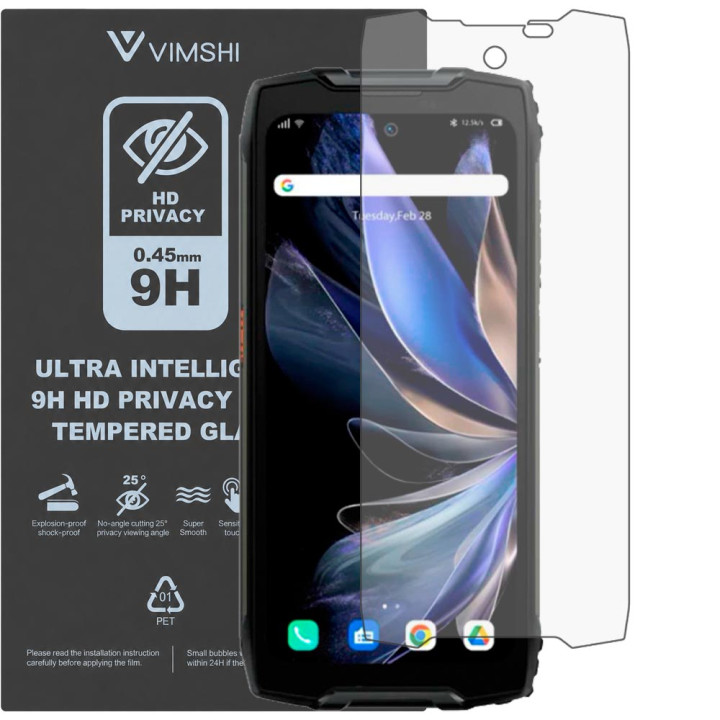 Протиударна захисна плівка антишпигун Vimshi Ultra 9H Privacy Flex для Blackview BV9300 Pro