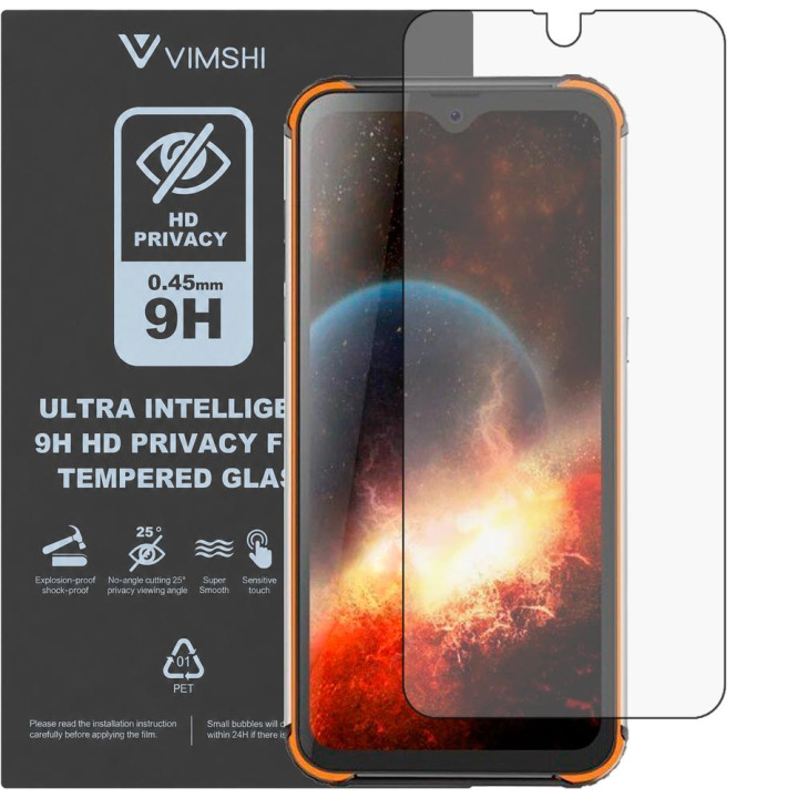 Протиударна захисна плівка антишпигун Vimshi Ultra 9H Privacy Flex для Blackview BV9800 Pro