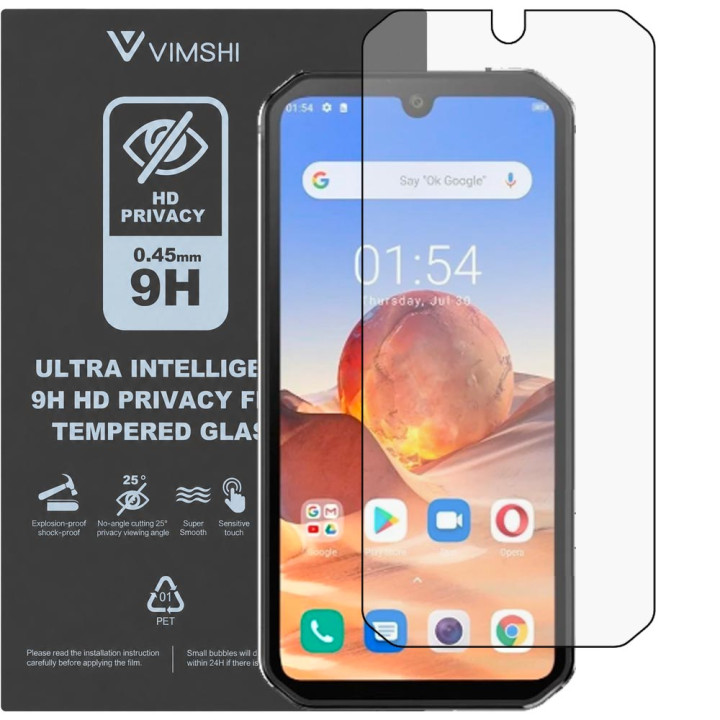Противоударная защитная пленка антишпион Vimshi Ultra 9H Privacy Flex для Blackview BV9900E