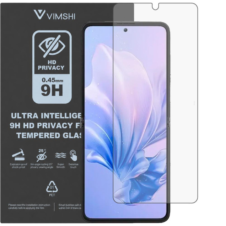Противоударная защитная пленка антишпион Vimshi Ultra 9H Privacy Flex для Blackview Hero 10