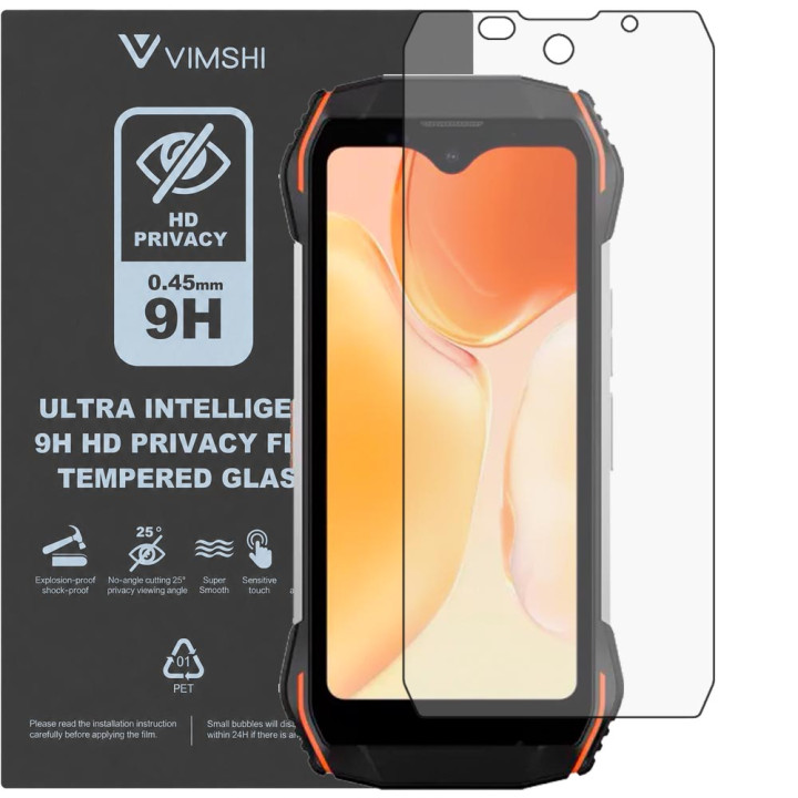 Протиударна захисна плівка антишпигун Vimshi Ultra 9H Privacy Flex для Blackview N6000 SE