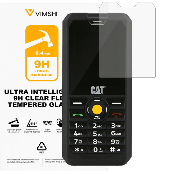 Противоударная защитная пленка Vimshi Ultra 9H Clear Flex для CAT B30