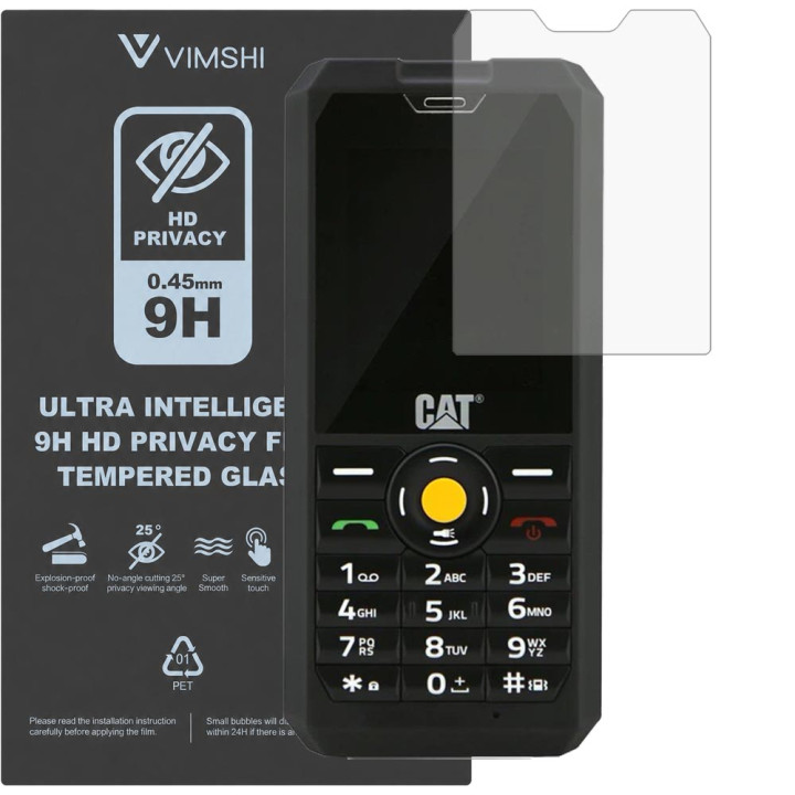 Протиударна захисна плівка антишпигун Vimshi Ultra 9H Privacy Flex для CAT B30
