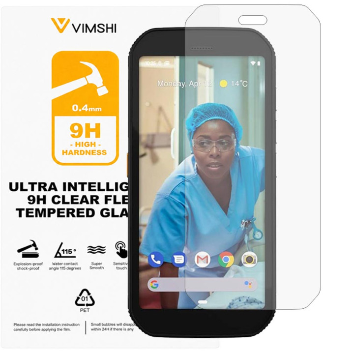 Противоударная защитная пленка Vimshi Ultra 9H Clear Flex для CAT S42H+