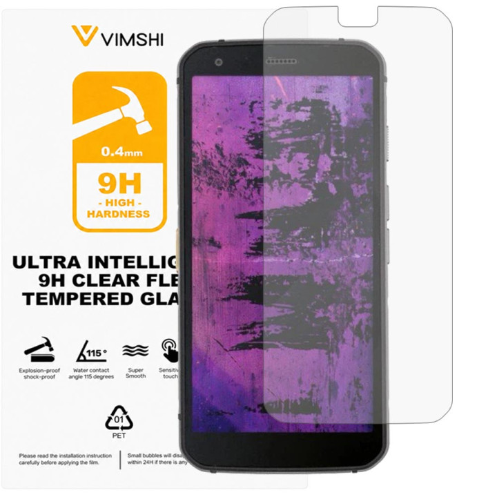 Противоударная защитная пленка Vimshi Ultra 9H Clear Flex для CAT S62 Pro
