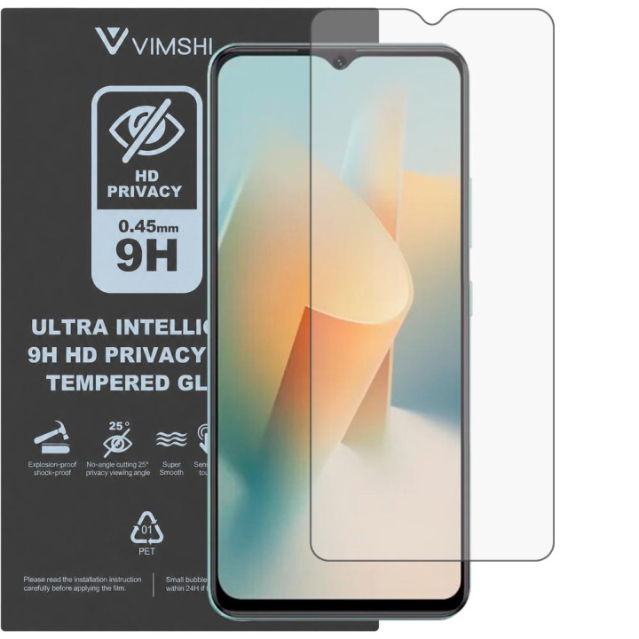 Протиударна захисна плівка антишпигун Vimshi Ultra 9H Privacy Flex для Cubot A1