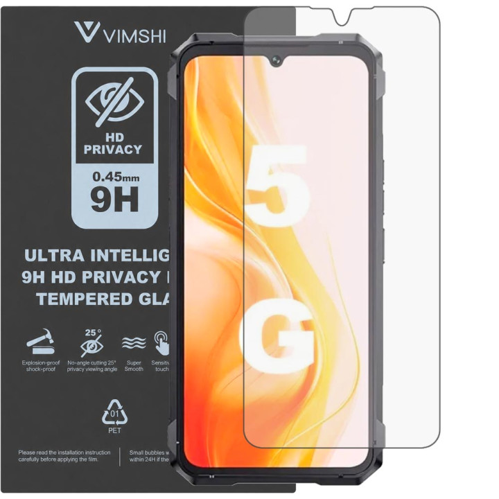 Протиударна захисна плівка антишпигун Vimshi Ultra 9H Privacy Flex для Cubot KingKong 11