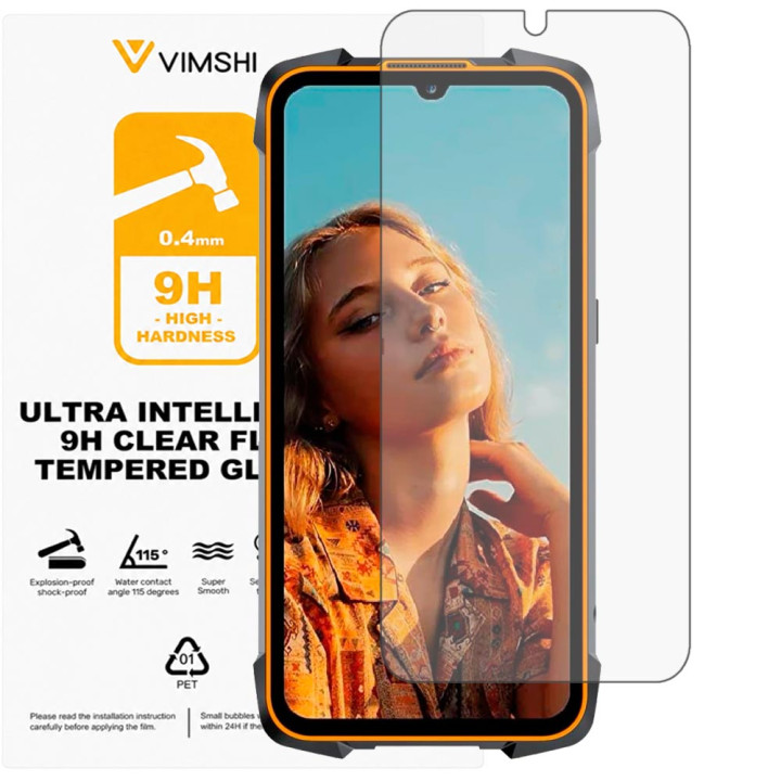 Противоударная защитная пленка Vimshi Ultra 9H Clear Flex для Cubot KingKong 5 Pro