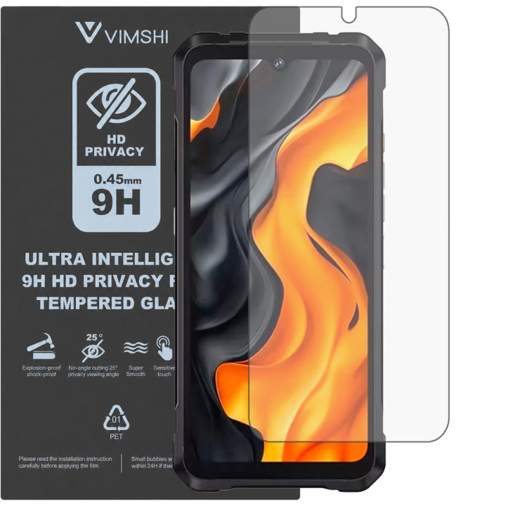 Протиударна захисна плівка антишпигун Vimshi Ultra 9H Privacy Flex для Cubot KingKong Power 5