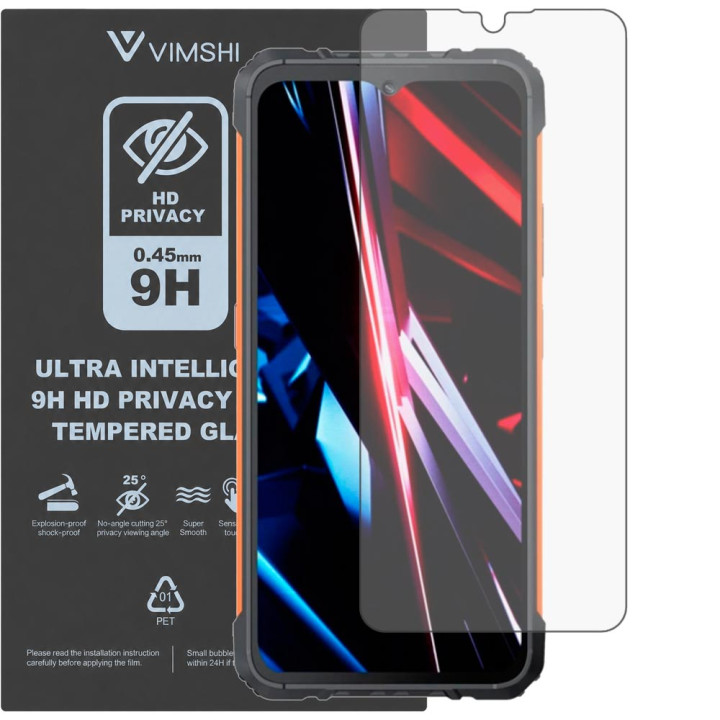 Протиударна захисна плівка антишпигун Vimshi Ultra 9H Privacy Flex для Cubot KingKong ACE 3