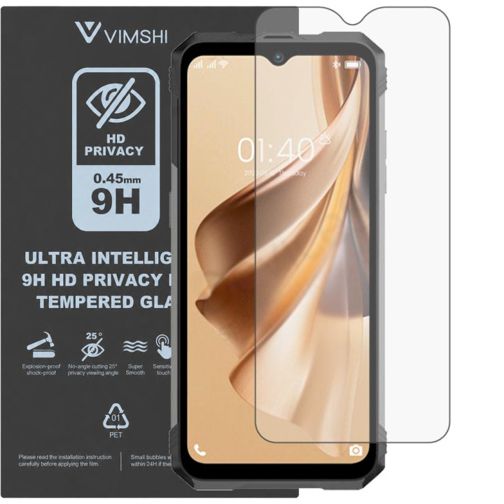 Протиударна захисна плівка антишпигун Vimshi Ultra 9H Privacy Flex для Cubot KingKong AX