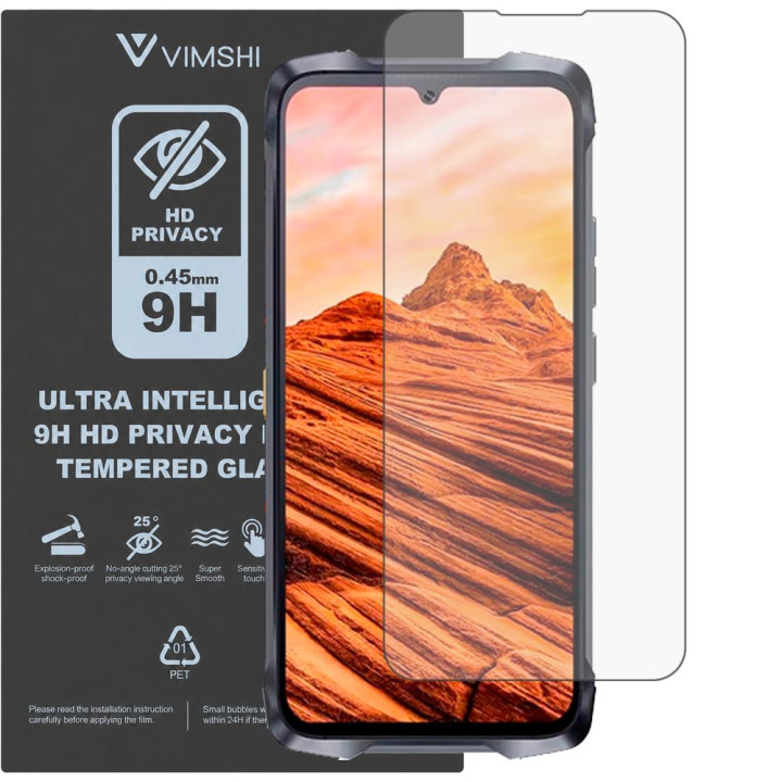 Протиударна захисна плівка антишпигун Vimshi Ultra 9H Privacy Flex для Cubot KingKong Power 3