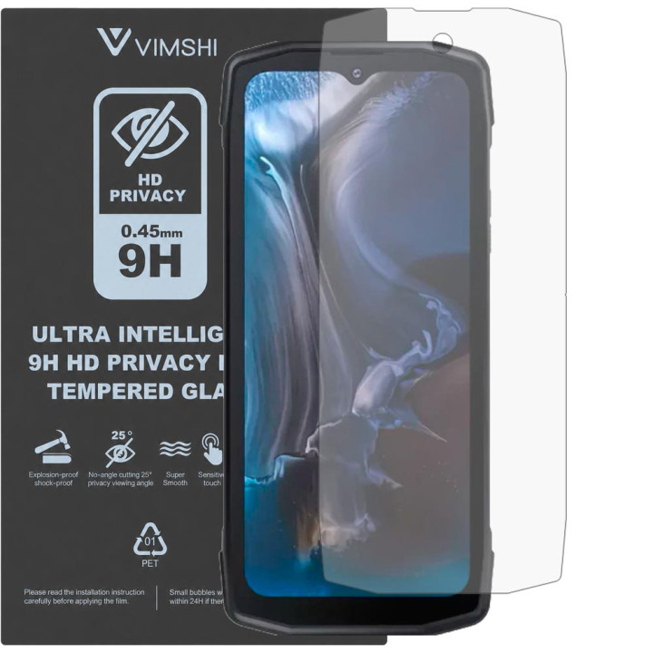 Протиударна захисна плівка антишпигун Vimshi Ultra 9H Privacy Flex для Cubot KingKong Star