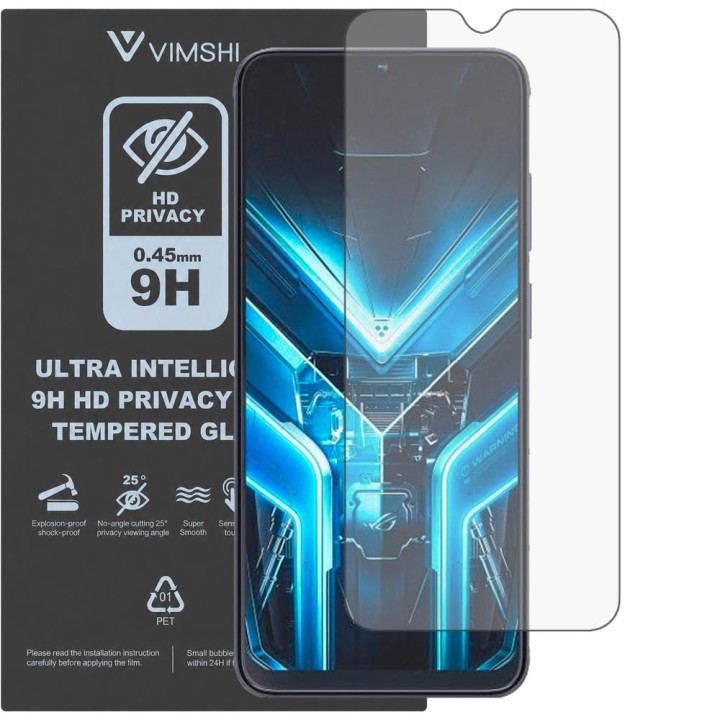 Протиударна захисна плівка антишпигун Vimshi Ultra 9H Privacy Flex для Cubot X70