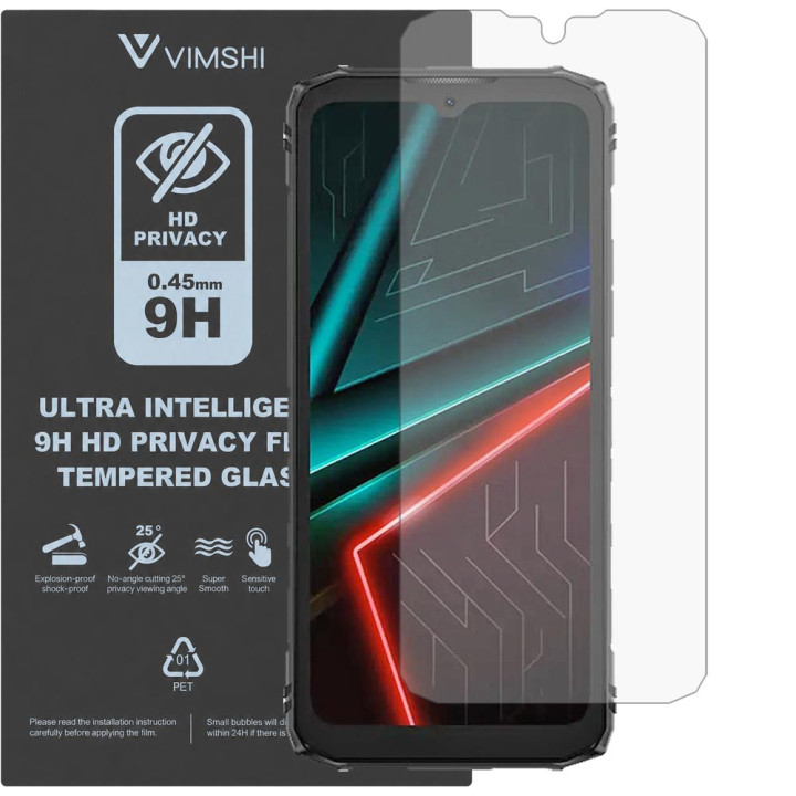 Протиударна захисна плівка антишпигун Vimshi Ultra 9H Privacy Flex для DOOGEE Blade 10 Energy
