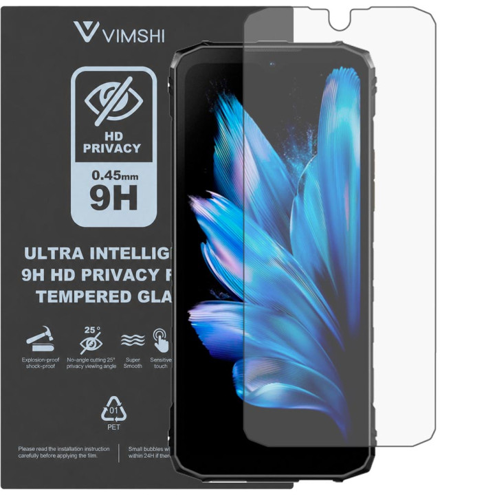Протиударна захисна плівка антишпигун Vimshi Ultra 9H Privacy Flex для DOOGEE Blade 10