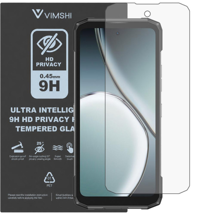 Протиударна захисна плівка антишпигун Vimshi Ultra 9H Privacy Flex для DOOGEE Blade 20 Ultra