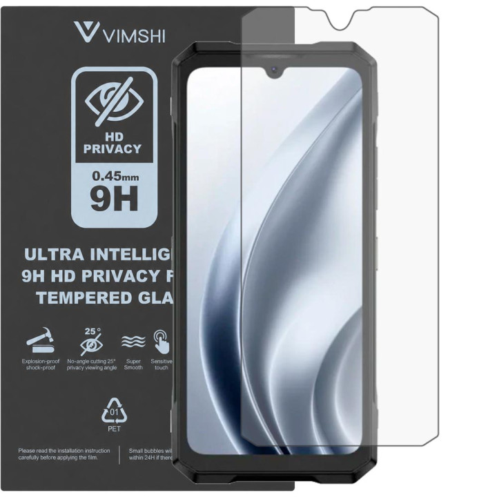 Протиударна захисна плівка антишпигун Vimshi Ultra 9H Privacy Flex для DOOGEE Blade GT Play