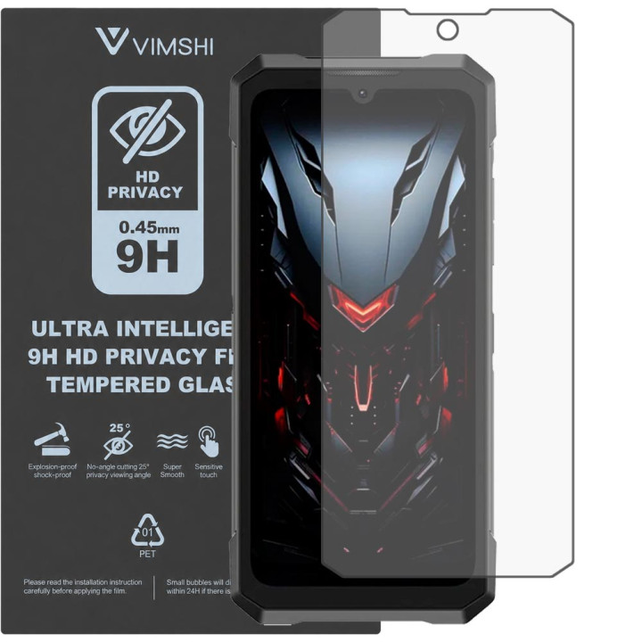 Протиударна захисна плівка антишпигун Vimshi Ultra 9H Privacy Flex для DOOGEE Fire 6 Max