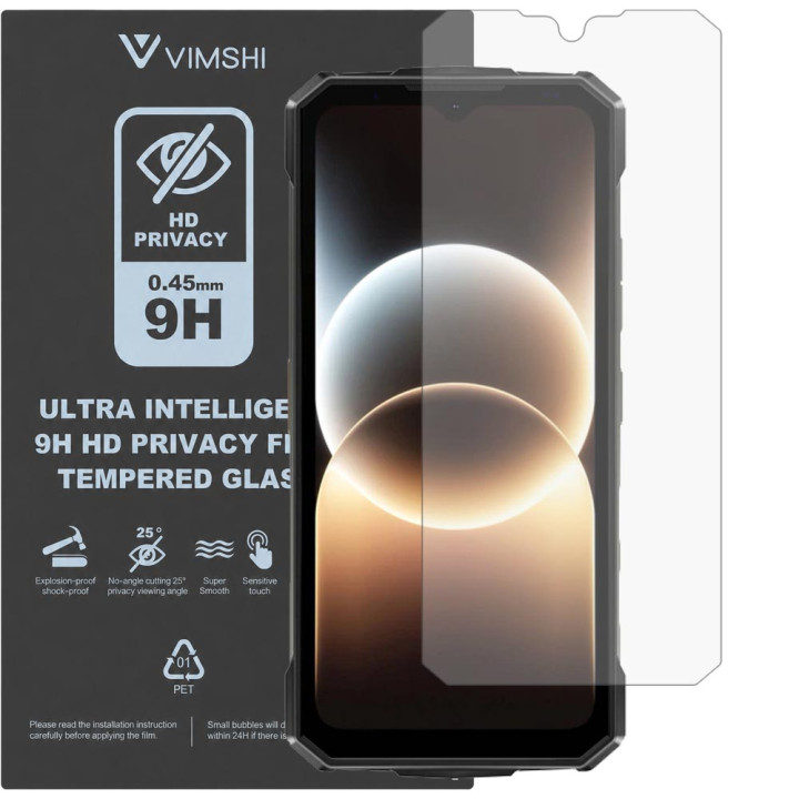 Протиударна захисна плівка антишпигун Vimshi Ultra 9H Privacy Flex для DOOGEE Fire 7 Ultra
