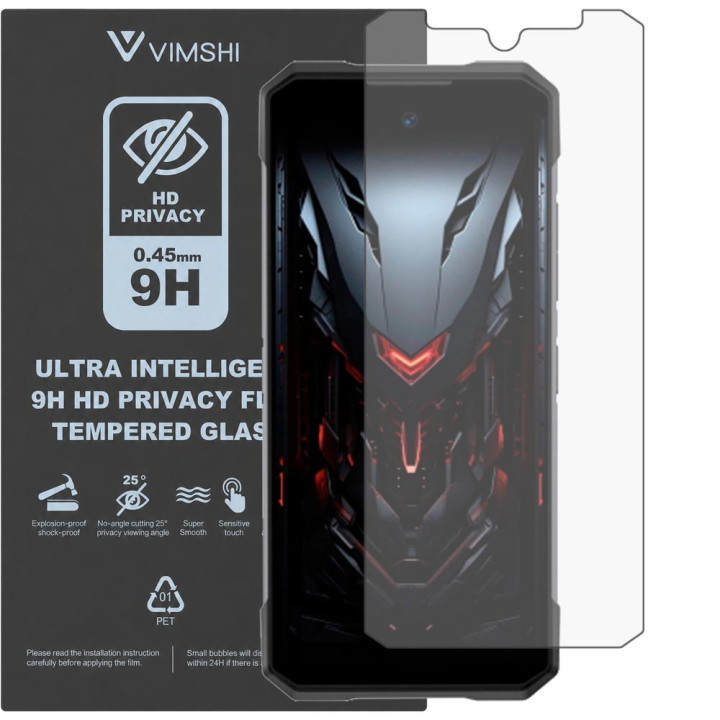 Протиударна захисна плівка антишпигун Vimshi Ultra 9H Privacy Flex для DOOGEE S200 Plus
