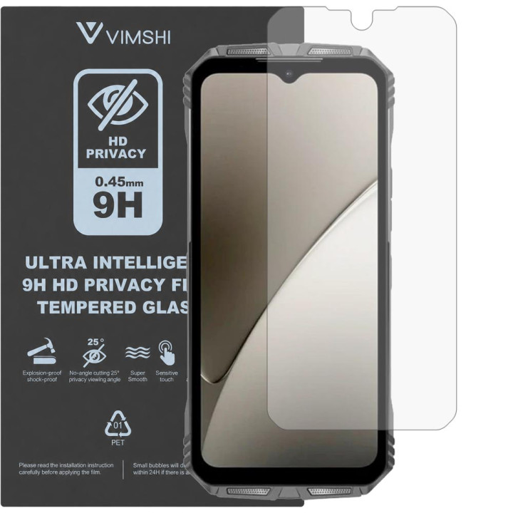 Протиударна захисна плівка антишпигун Vimshi Ultra 9H Privacy Flex для DOOGEE S Punk Pro