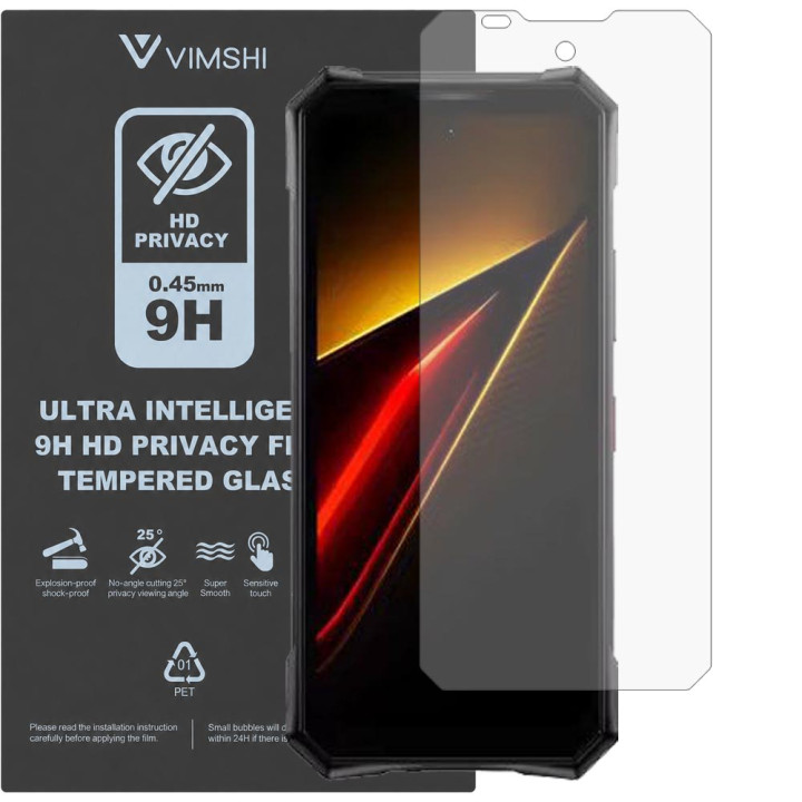 Протиударна захисна плівка антишпигун Vimshi Ultra 9H Privacy Flex для DOOGEE S300 Plus