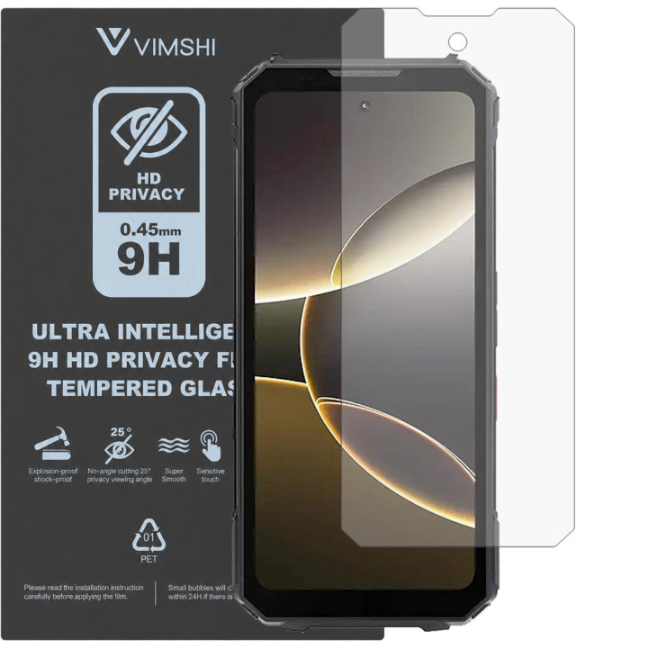 Протиударна захисна плівка антишпигун Vimshi Ultra 9H Privacy Flex для DOOGEE V Max Play