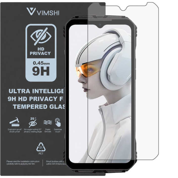 Протиударна захисна плівка антишпигун Vimshi Ultra 9H Privacy Flex для DOOGEE V Max Plus