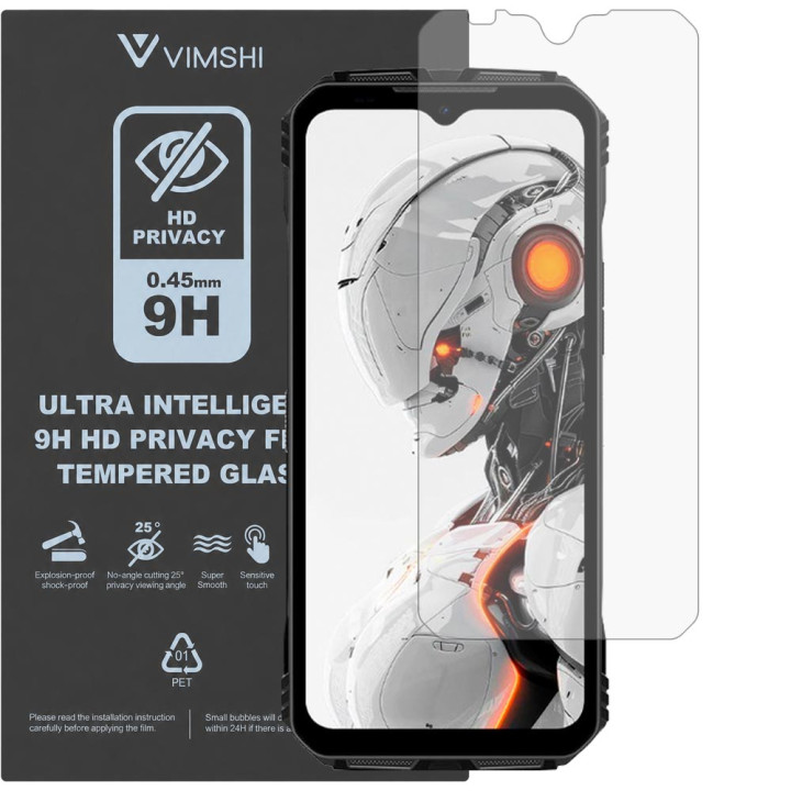 Протиударна захисна плівка антишпигун Vimshi Ultra 9H Privacy Flex для DOOGEE V Max Pro