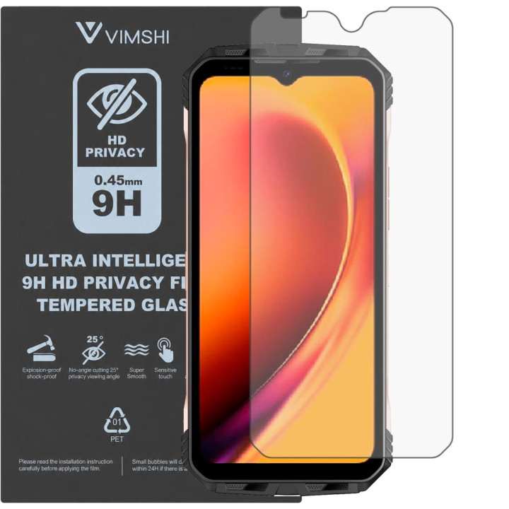 Протиударна захисна плівка антишпигун Vimshi Ultra 9H Privacy Flex для DOOGEE V Max