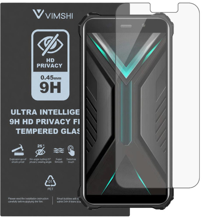 Протиударна захисна плівка антишпигун Vimshi Ultra 9H Privacy Flex для Fossibot F101P