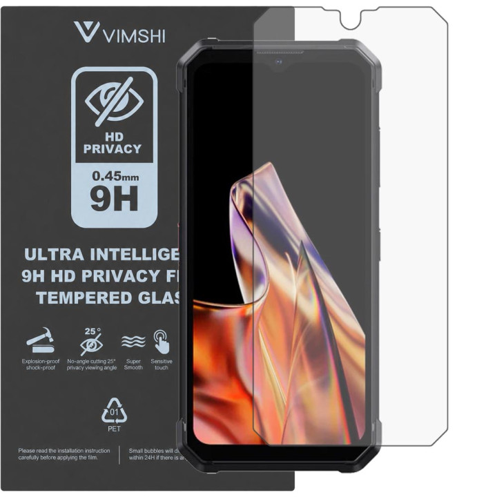 Протиударна захисна плівка антишпигун Vimshi Ultra 9H Privacy Flex для Fossibot F106 Pro