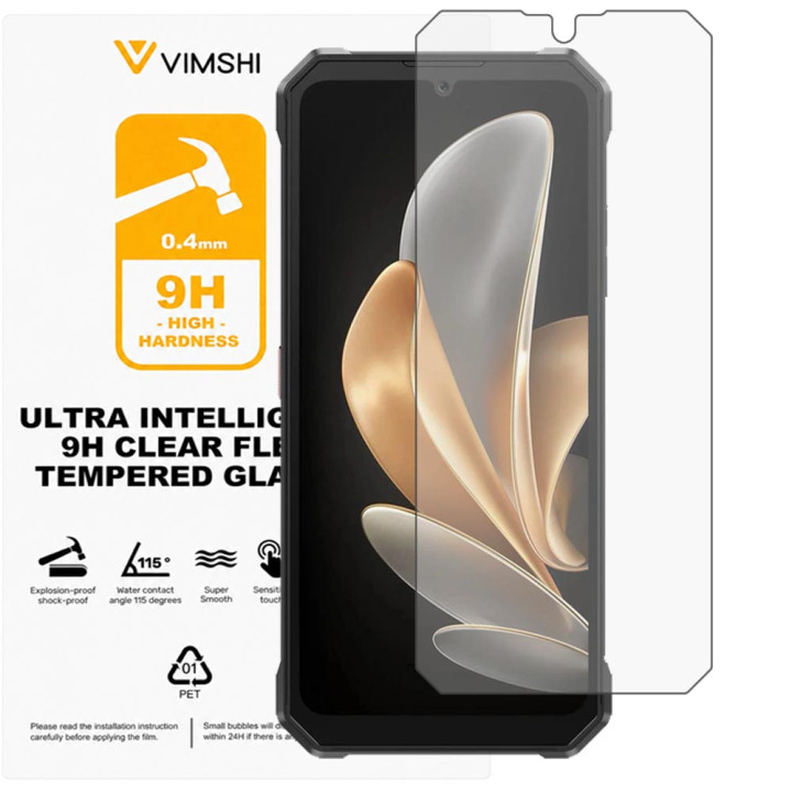 Противоударная защитная пленка Vimshi Ultra 9H Clear Flex для Fossibot F109