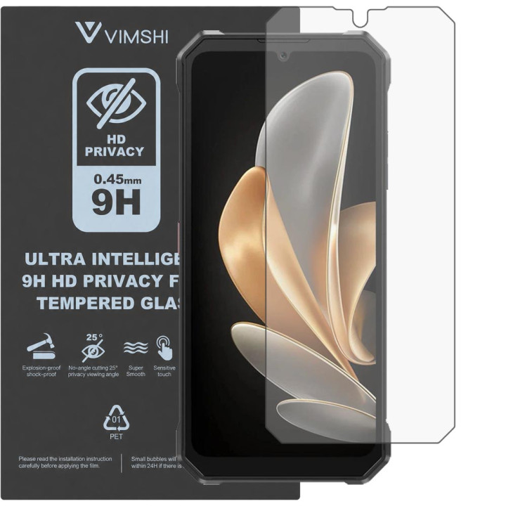 Протиударна захисна плівка антишпигун Vimshi Ultra 9H Privacy Flex для Fossibot F109