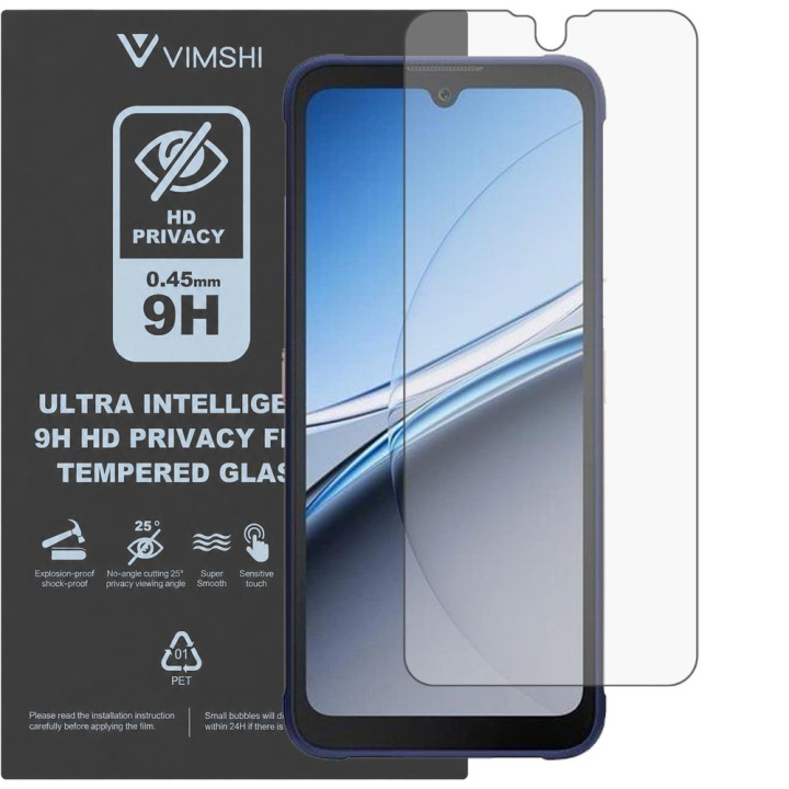 Протиударна захисна плівка антишпигун Vimshi Ultra 9H Privacy Flex для Fossibot F112 Pro