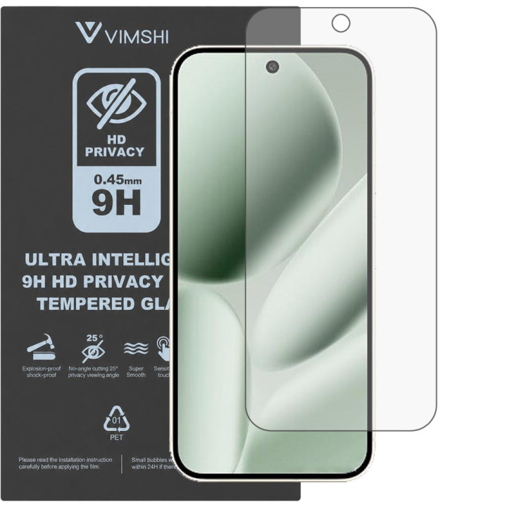Протиударна захисна плівка антишпигун Vimshi Ultra 9H Privacy Flex для Google Pixel 10 Pro XL