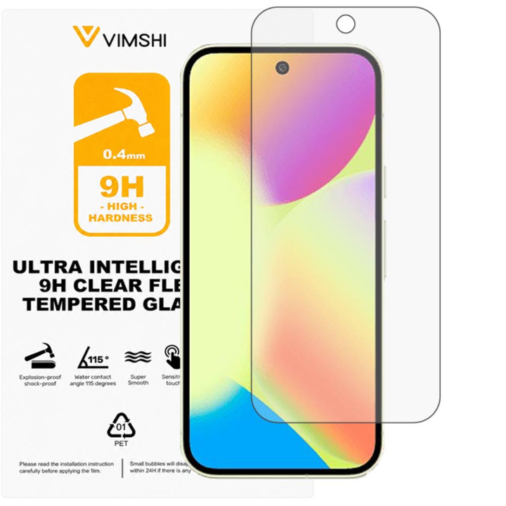 Противоударная защитная пленка Vimshi Ultra 9H Clear Flex для Google Pixel 10