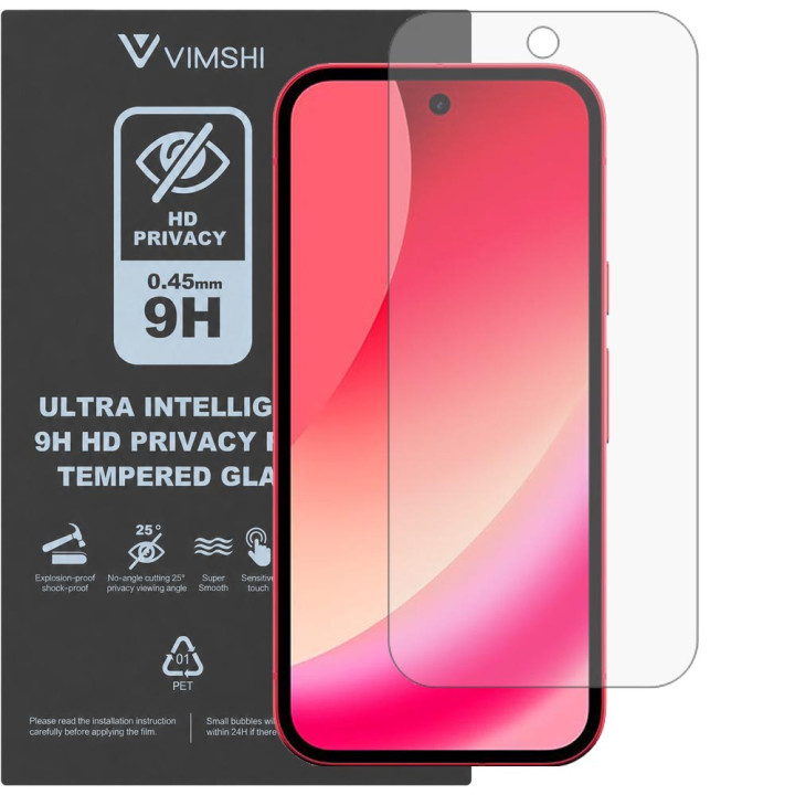 Протиударна захисна плівка антишпигун Vimshi Ultra 9H Privacy Flex для Google Pixel 10a