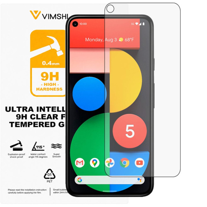 Противоударная защитная пленка Vimshi Ultra 9H Clear Flex для Google Pixel 5