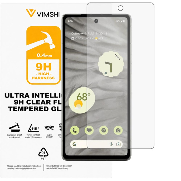 Противоударная защитная пленка Vimshi Ultra 9H Clear Flex для Google Pixel 7a