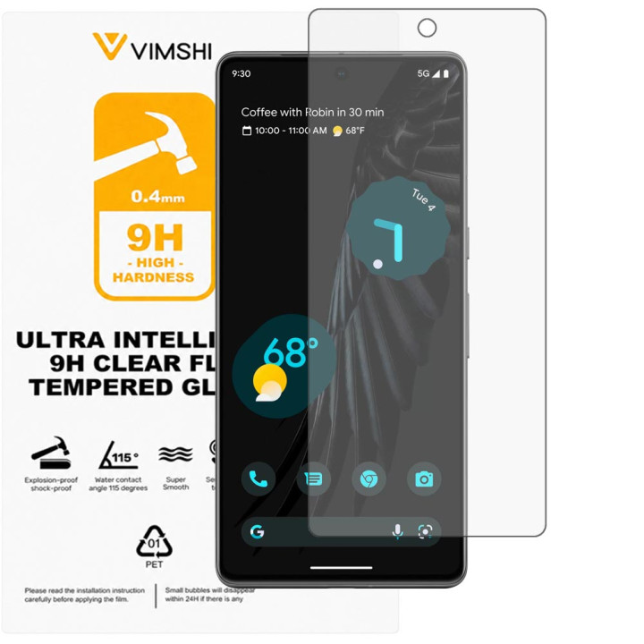 Противоударная защитная пленка Vimshi Ultra 9H Clear Flex для Google Pixel 7