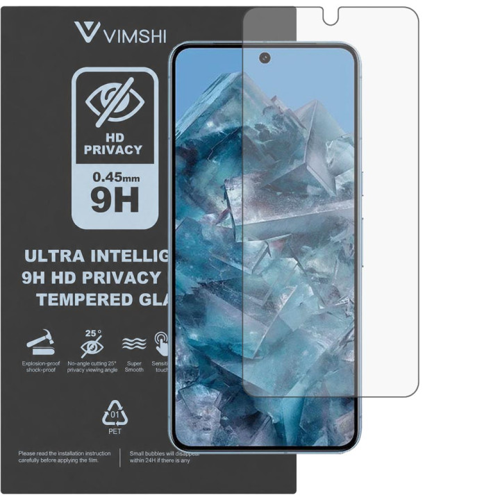 Протиударна захисна плівка антишпигун Vimshi Ultra 9H Privacy Flex для Google Pixel 8 Pro
